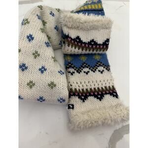 Abercrombie Fitch Scarf Lambswool Unixex 6.5 'Nordic Preppy Holiday Gorpcore